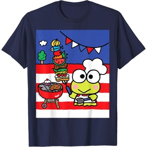 image:imageKeroppi Summer BBQ Tee Shirt TShirtNavy Blue