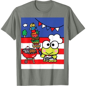 image:imageKeroppi Summer BBQ Tee Shirt TShirtOlive Heather