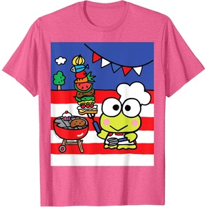 image:imageKeroppi Summer BBQ Tee Shirt TShirtPink Heather
