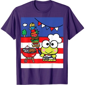 image:imageKeroppi Summer BBQ Tee Shirt TShirtPurple