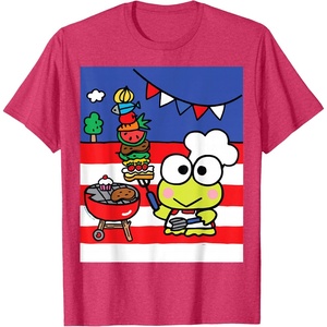 image:imageKeroppi Summer BBQ Tee Shirt TShirtRed Heather