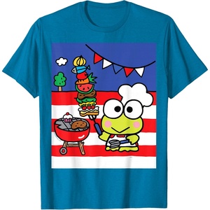 image:imageKeroppi Summer BBQ Tee Shirt TShirtSapphire Blue