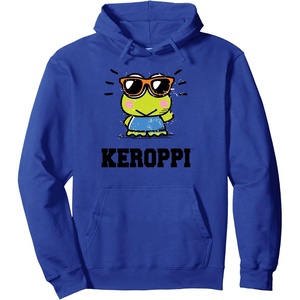 image:imageKeroppi Summer Sunglasses Cute Kawaii Frog Pullover HoodieRoyal Blue