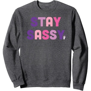 image:imageKuromi Stay Sassy SweatshirtDark Heather Grey