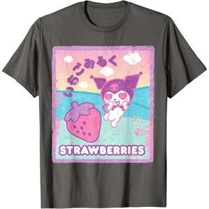 image:imageKuromi Strawberry Milk TShirtAsphalt Grey