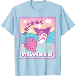 image:imageKuromi Strawberry Milk TShirtBaby Blue