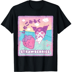 image:imageKuromi Strawberry Milk TShirtBlack