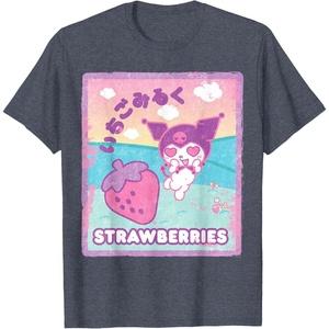 image:imageKuromi Strawberry Milk TShirtHeather Blue