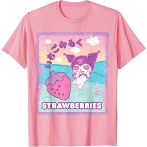 image:imageKuromi Strawberry Milk TShirtPink