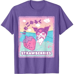 image:imageKuromi Strawberry Milk TShirtPurple Heather