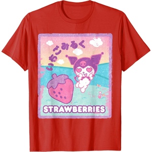 image:imageKuromi Strawberry Milk TShirtRed