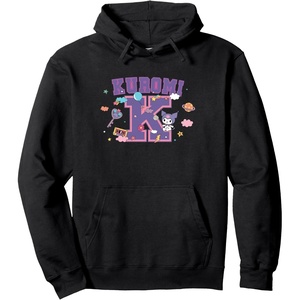 image:imageKuromi Varsity Letter K Pullover HoodieBlack