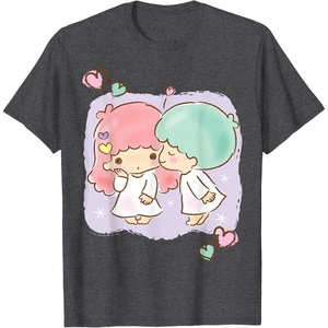image:imageLittle Twin Stars Be My Valentine Tee Shirt TShirtDark Heather Grey