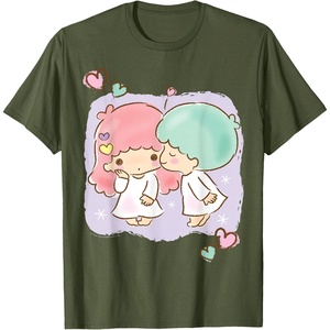 image:imageLittle Twin Stars Be My Valentine Tee Shirt TShirtOlive Green