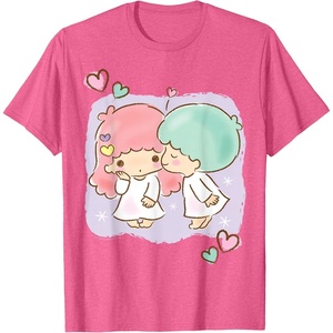 image:imageLittle Twin Stars Be My Valentine Tee Shirt TShirtPink Heather