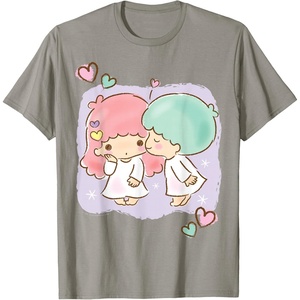 image:imageLittle Twin Stars Be My Valentine Tee Shirt TShirtSlate Grey