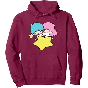 image:imageLittle Twin Stars Flying Star Hoodie Pullover HoodieBurgundy