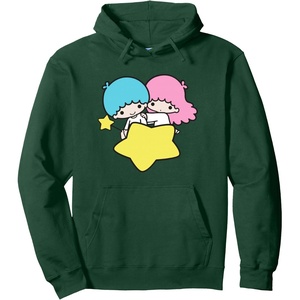 image:imageLittle Twin Stars Flying Star Hoodie Pullover HoodieDark Green
