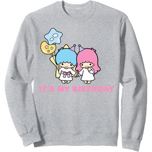 image:imageLittle Twin Stars Its My Birthday SweatshirtHeather Grey