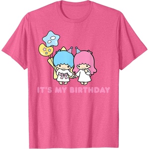 image:imageLittle Twin Stars Its My Birthday TShirtPink Heather