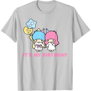 image:imageLittle Twin Stars Its My Birthday TShirtSilver Grey