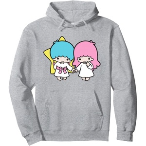 image:imageLittle Twin Stars Kiki amp Lala Hoodie Pullover HoodieHeather Grey