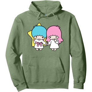 image:imageLittle Twin Stars Kiki amp Lala Hoodie Pullover HoodieSage Green