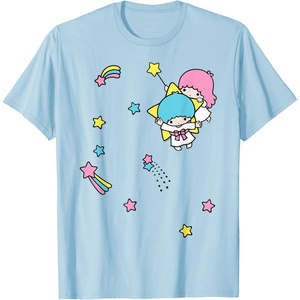 image:imageLittle Twin Stars Rainbow Stars Tee TShirtBaby Blue