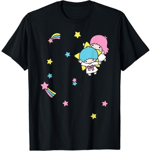 image:imageLittle Twin Stars Rainbow Stars Tee TShirtBlack