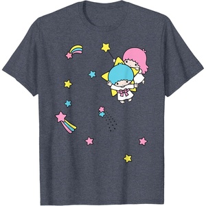 image:imageLittle Twin Stars Rainbow Stars Tee TShirtHeather Blue