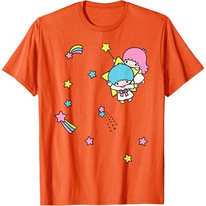 image:imageLittle Twin Stars Rainbow Stars Tee TShirtOrange