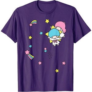 image:imageLittle Twin Stars Rainbow Stars Tee TShirtPurple