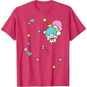 image:imageLittle Twin Stars Rainbow Stars Tee TShirtRed Heather