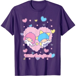 image:imageLittle Twin Stars Retro Logo Valentine Tee TShirtPurple