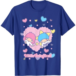 image:imageLittle Twin Stars Retro Logo Valentine Tee TShirtRoyal Blue