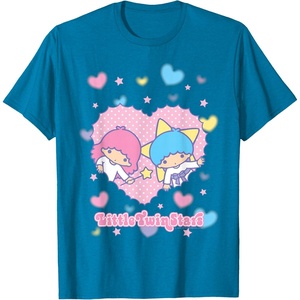 image:imageLittle Twin Stars Retro Logo Valentine Tee TShirtSapphire Blue