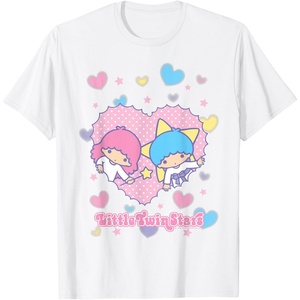 image:imageLittle Twin Stars Retro Logo Valentine Tee TShirtWhite