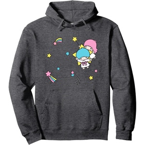 image:imageLittle Twin Stars Shooting Stars Hoodie Pullover HoodieDark Heather Grey
