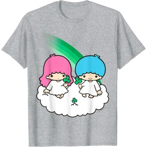 image:imageLittle Twin Stars St Patricks Day Tee Shirt TShirtHeather Grey