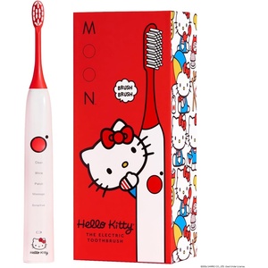 image:imageMOON x Hello Kitty Sonic Electric Toothbrush for Adults amp Teens 5 Smart Modes Clean White Massage Polish amp Sensitive Rechargeable Travel Case 2 Brush Heads IndustryLeading 6 Week Charge