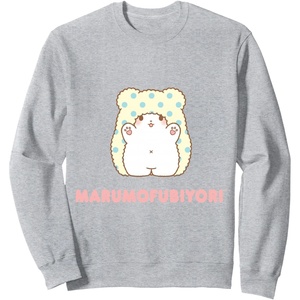 image:imageMarumofubiyori Character Front and Back SweatshirtHeather Grey