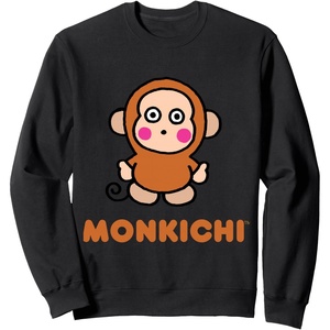 image:imageMonkichi Character Front and Back SweatshirtBlack