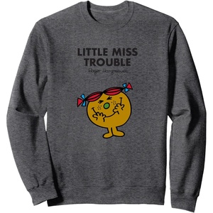 image:imageMr Men Little Miss Trouble SweatshirtDark Heather Grey