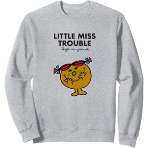 image:imageMr Men Little Miss Trouble SweatshirtHeather Grey