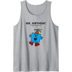 image:imageMr Men Mr Birthday Tank TopHeather Grey