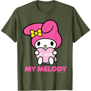 image:imageMy Melody Be Mine Valentine Tee TShirtOlive Green
