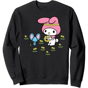 image:imageMy Melody Flower Crown SweatshirtBlack