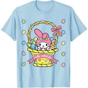image:imageMy Melody Logo Happy Easter Tee Shirt TShirtBaby Blue