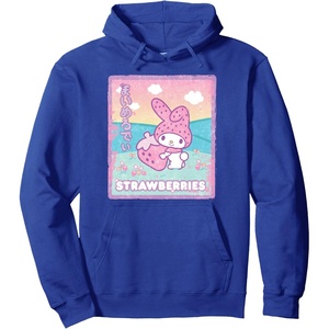 image:imageMy Melody Strawberry Milk Pullover HoodieRoyal Blue