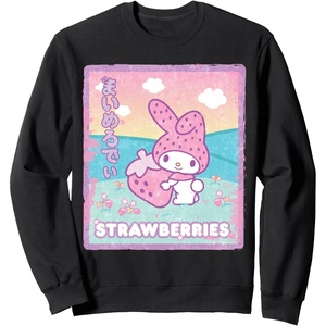 image:imageMy Melody Strawberry Milk SweatshirtBlack